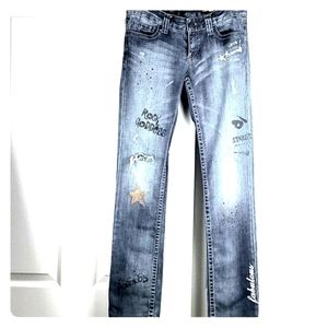 Express Distressed Stella Skinny "Starlet" Jeans 4